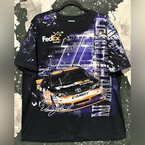NASCAR Denny Hamlin FedEx Race Car Shirt